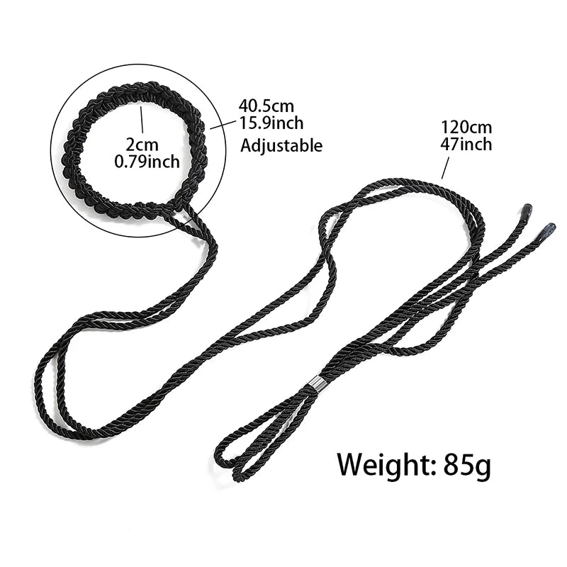 Sex Bdsm Collar Traction Rope Adjustable Cotton Rope Slave Collars Bdsm Bondage Collar Sex Toys For Woman Restraints SM Product