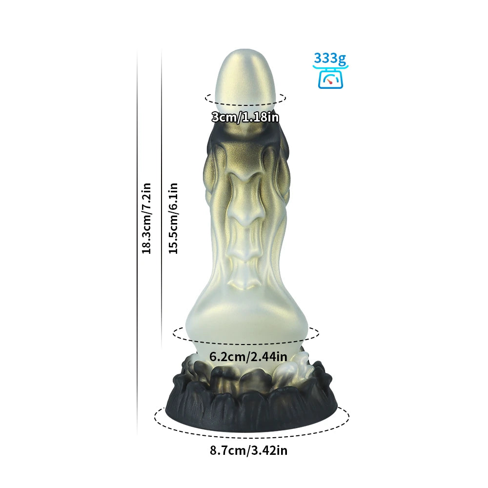Monster Anal Plug Dildo With Suction Cup Silicone Alien Anal Plug Huge Anal Dildos for Men Women Big Butt Plug Anal Sex Toys 18+