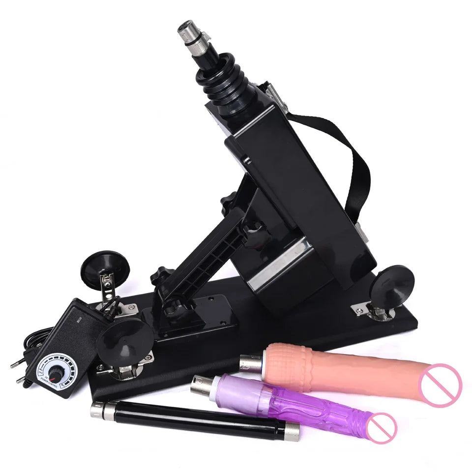 ASHBURN 3XLR Connector Sex Machine for Women and Men with Dildo Attachment Automatic Masturbation Machine Sex Toys Products