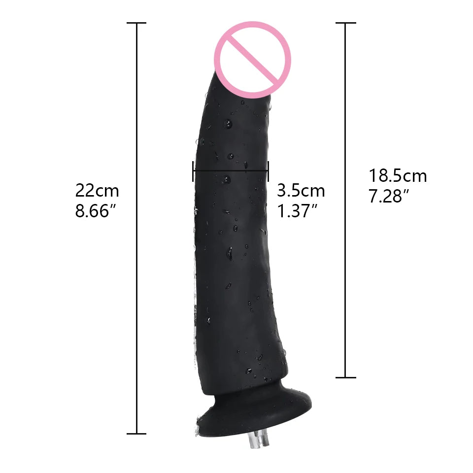 ROUGH BEAST Sex Machine Black Dildos Attachment for Vac-U-Lock Masturbation Machine Anal Plug Automatic Sex Toy Accessories