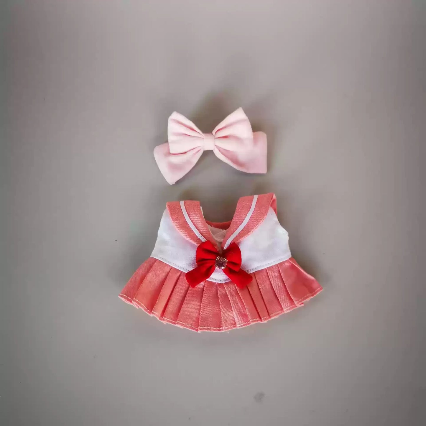 17cm Lafufu Clothes V1 Lafufu Cute Sailor Uniform Vinyl Doll Lafufu Beautiful Cute Kit Accessories Sitting Party Gifts