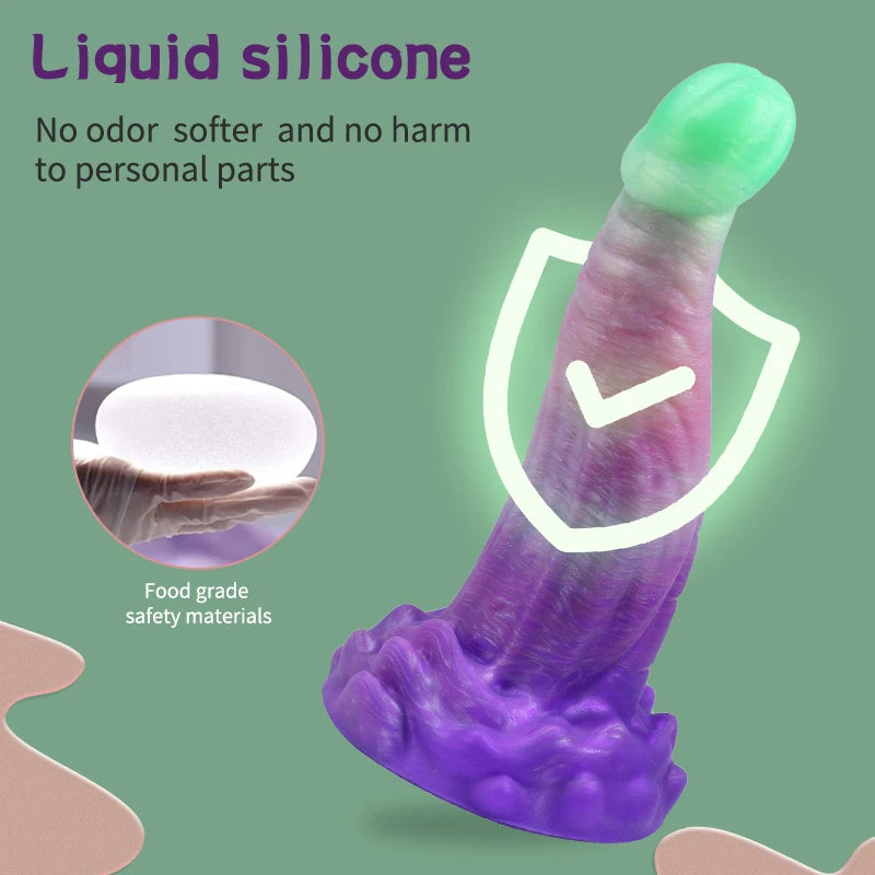 Monster Cobra Dildo Snake Shape Butt Plug Big Alien Penis with Powerful Suction Cup for Woman Vagina Massage for Anal Sex Toys