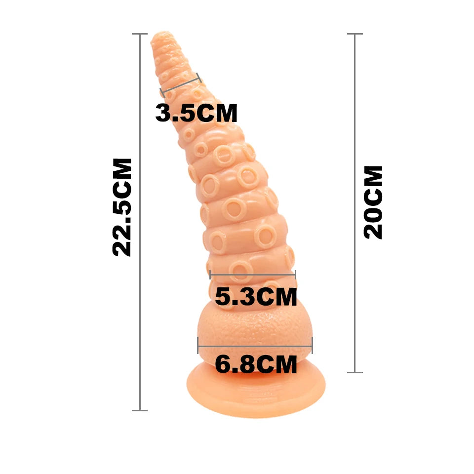ROUGH BEAST Colorful Octopus Tentacle Vac u Lock Attachment for Men and Women with Masturbation Device Anal Plug Sex Products