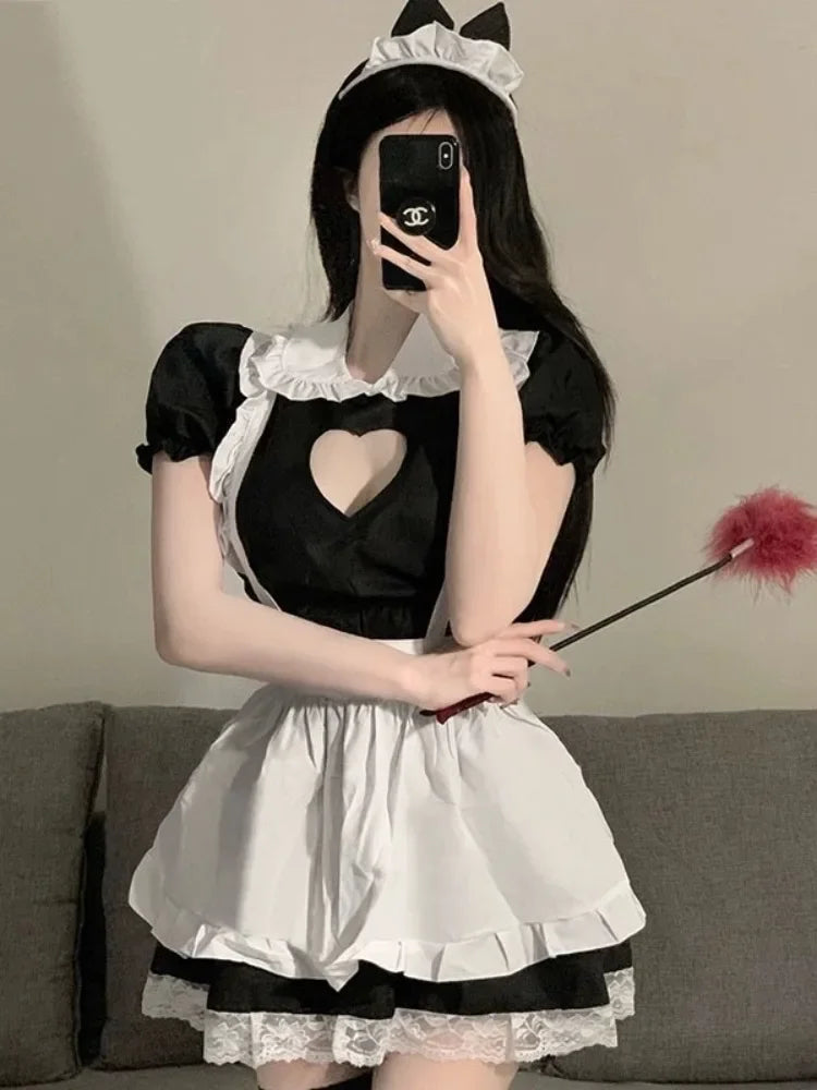Nun Anime JK Cosplay Costumes Japanese Student Outfit Sister Uniform Crotchless Women Night Role Play Temptation Apparel