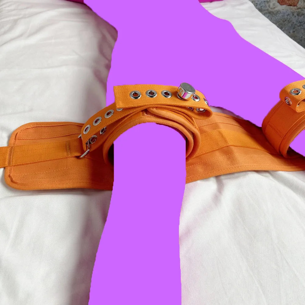 4 Point Bed Restraint System Under Mattress Restraining Leg Thigh Bondage Belt for BDSM Tie Down Straps