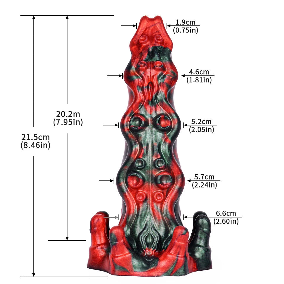 ROUGH BEAST Colorful Dildo for Quick Plug/Vac-u-lock Sex Machine Silicone Dildo Anal Plug Adult SM Game for Women and Men