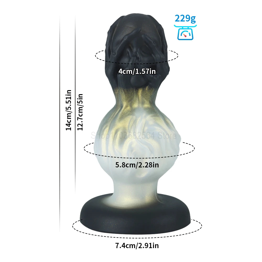 Monster Anal Plug Dildo With Suction Cup Silicone Alien Anal Plug Huge Anal Dildos for Men Women Big Butt Plug Anal Sex Toys 18+