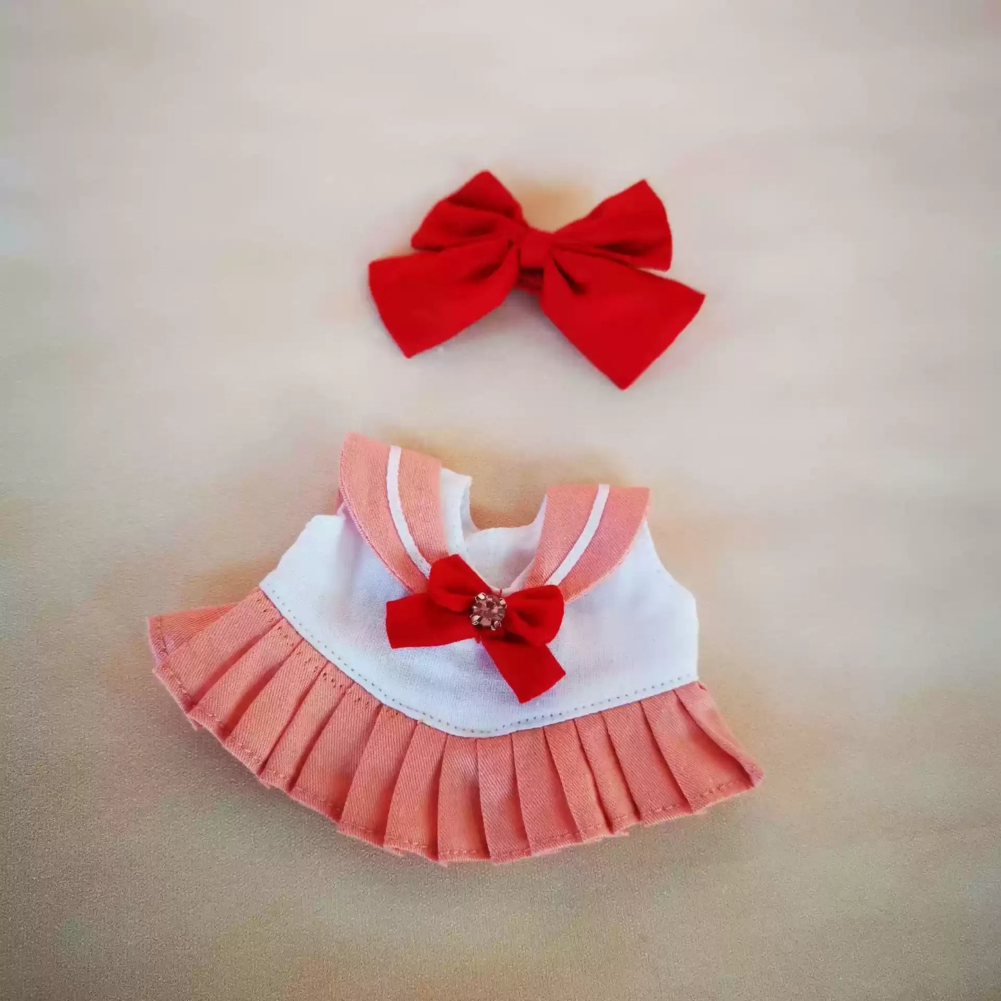 17cm Lafufu Clothes V1 Lafufu Cute Sailor Uniform Vinyl Doll Lafufu Beautiful Cute Kit Accessories Sitting Party Gifts