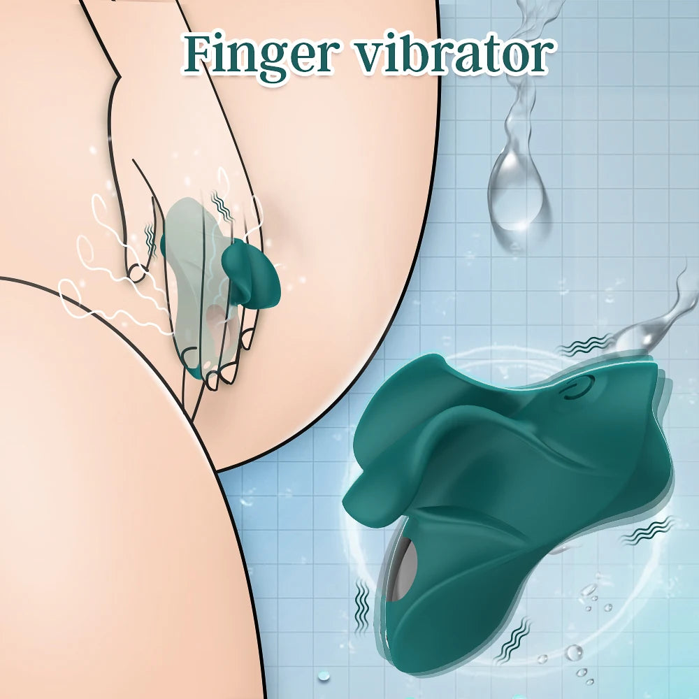 ASHBURNS Vibrating Magic Wand over Fingers