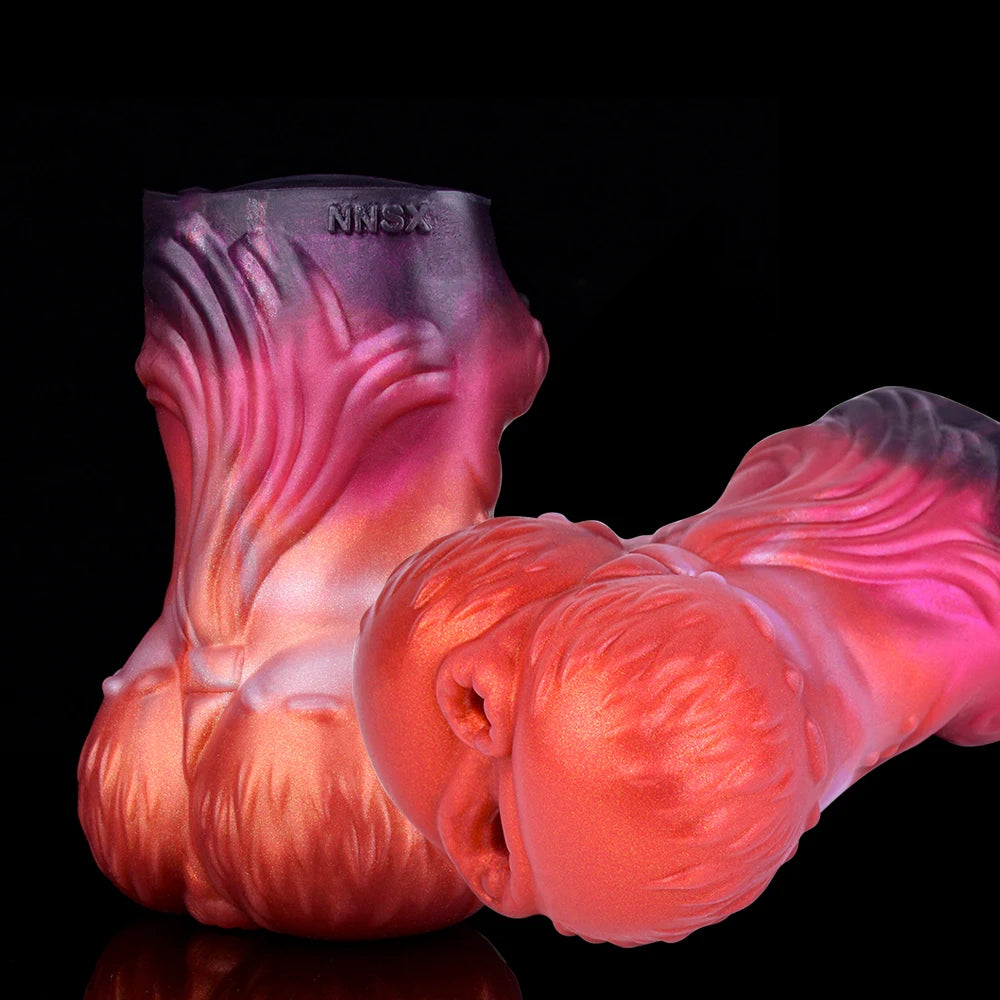 ASHBURN Realistic ALIEN Pocket Pussy Sex Toys for Men Soft Silicone Fleshy Vagina Anus Stroker Penis Training Male Masturbators Adult Toy