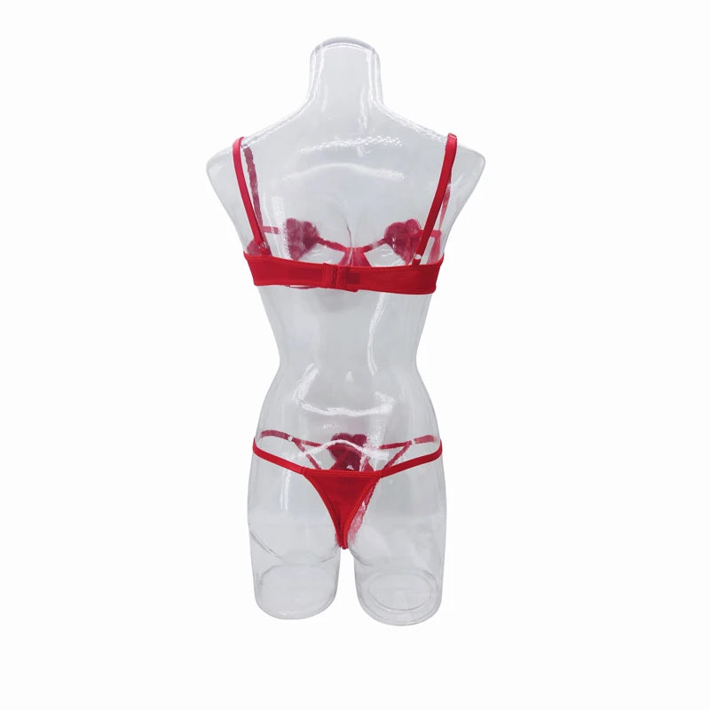 Push Up Bra and Underwear Set Women Sexual Lingerie Woman Lingeries Sexy Lingerie Super Hot Women's Underwear Sets Sexy Below