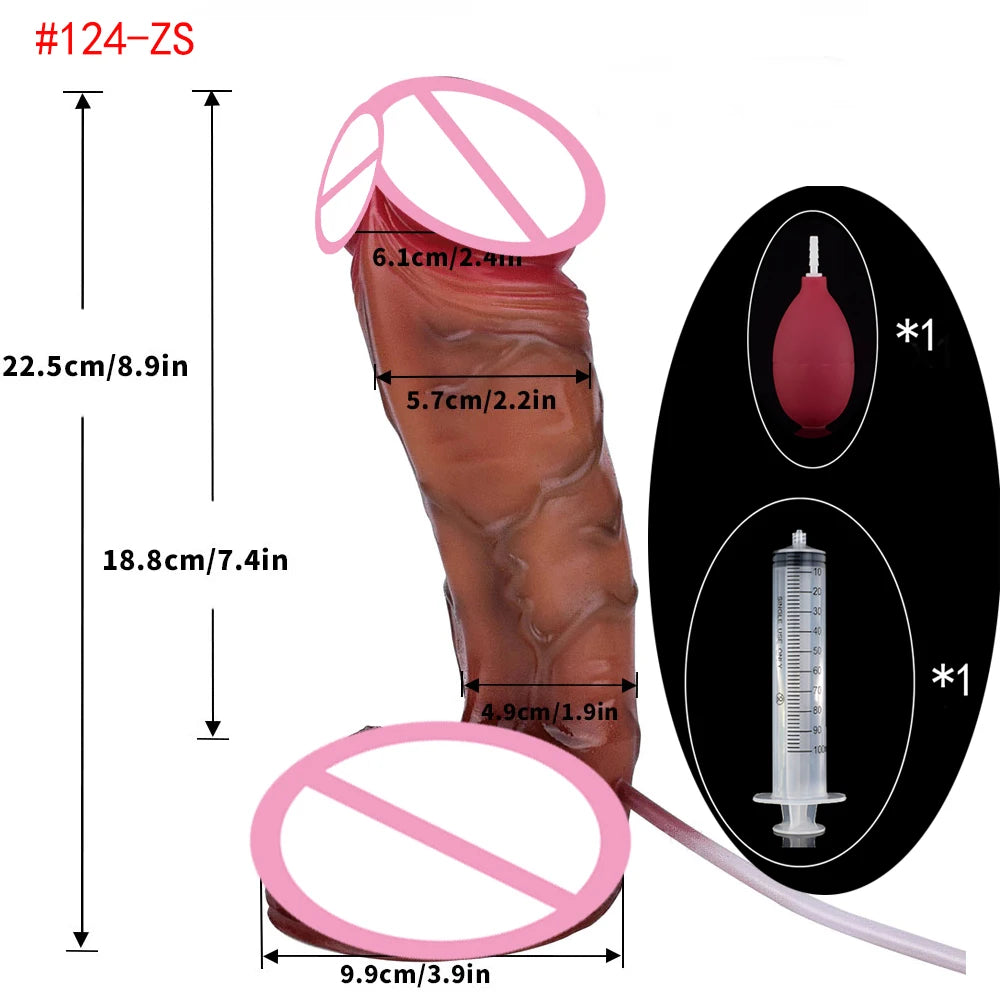 ASHBURN FLOOD RITE – Realistic Squirting Dildo