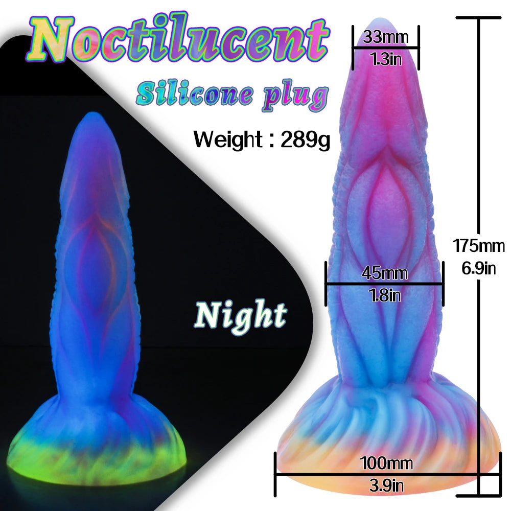 ASHBURN 6.9 Threaded Monster Dildo