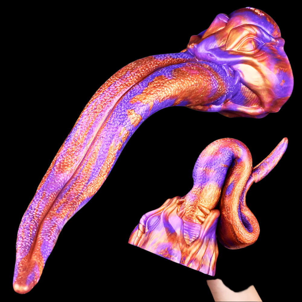 ASHBURN Realistic XL dragon Tongue relic with Suction Cup Soft
