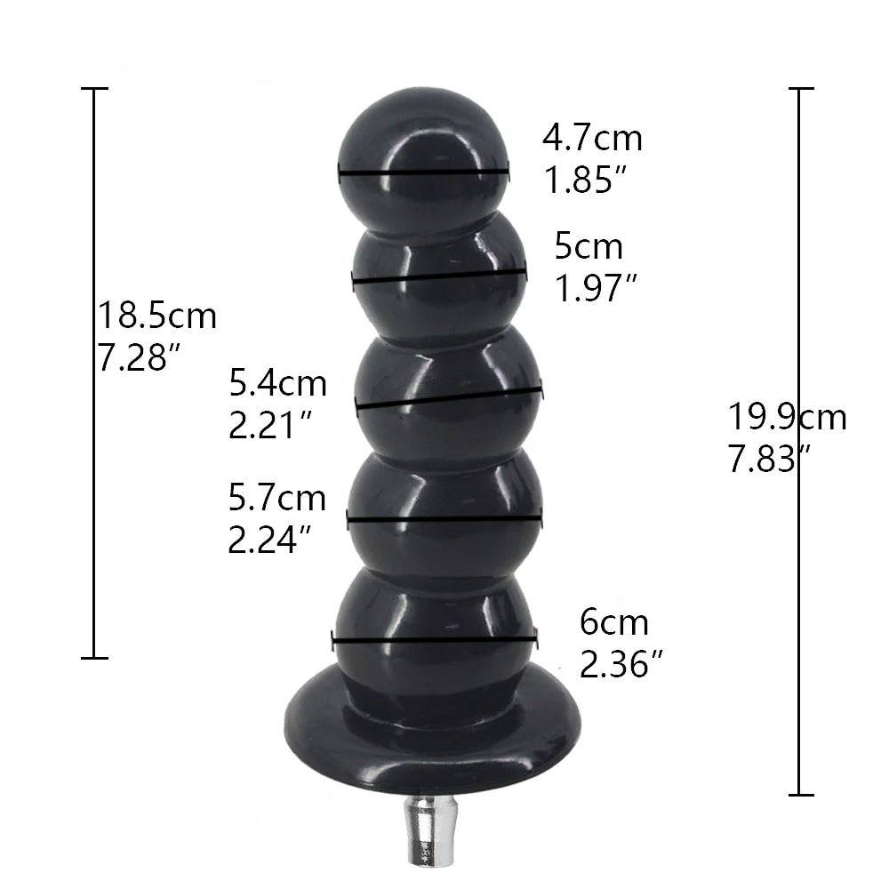 ROUGH BEAST Sex Machine Black Dildos Attachment for Vac-U-Lock Masturbation Machine Anal Plug Automatic Sex Toy Accessories