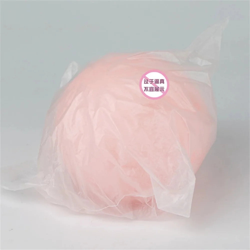 Male Masturbation Toys Fake Breasts Artificial Chest Vagina Masturbator For Men Adult Goods Stress Squeeze Ball Soft Mini Boob