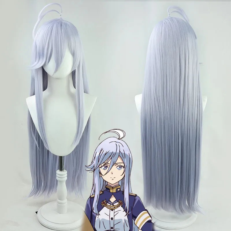 86-EIGHTY SIX Vladilena Milizé Cosplay Wig Anime Roleplay Party Costume Prop Synthetic Hair