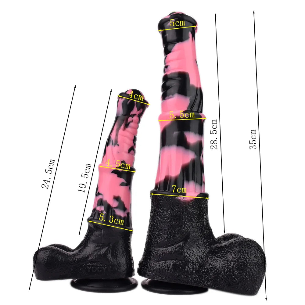 ASHBURN STALLION LARGE Knot Dildos