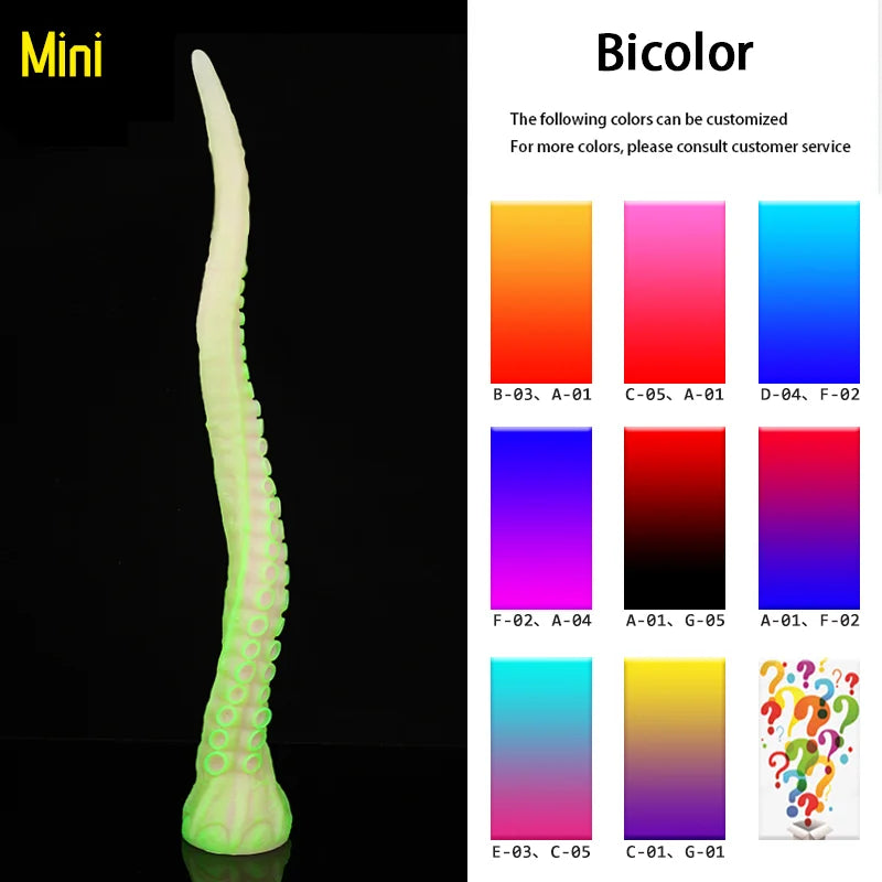 ALLA Tentacle Dildo Color Silicone Toys Realistic Octopus Fake Penis Adult Fantasy Dildo Holder Masturbation sex toy