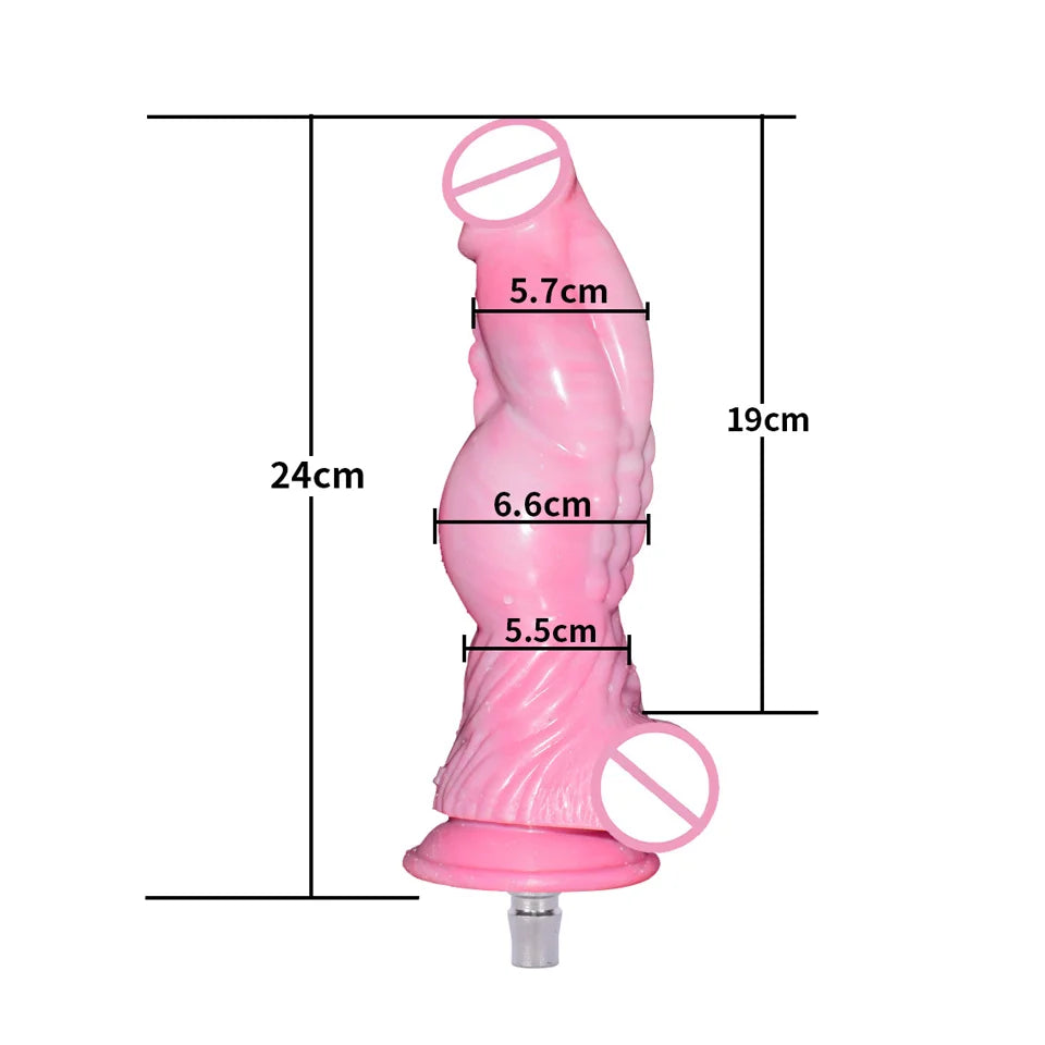 ROUGH BEAST Pink Silicone Dildos for Women Vac u Lock Sex Machine Attachment Male and Female Anal Plug Masturbation Accessories