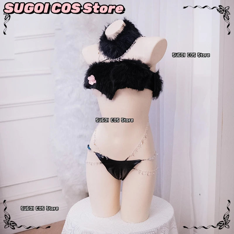 Atago from Game Azur Lane Cosplay Costume Atago Role-play Sexy Furry Lingeries Women's Dresses Anime Disguise for Adult Women