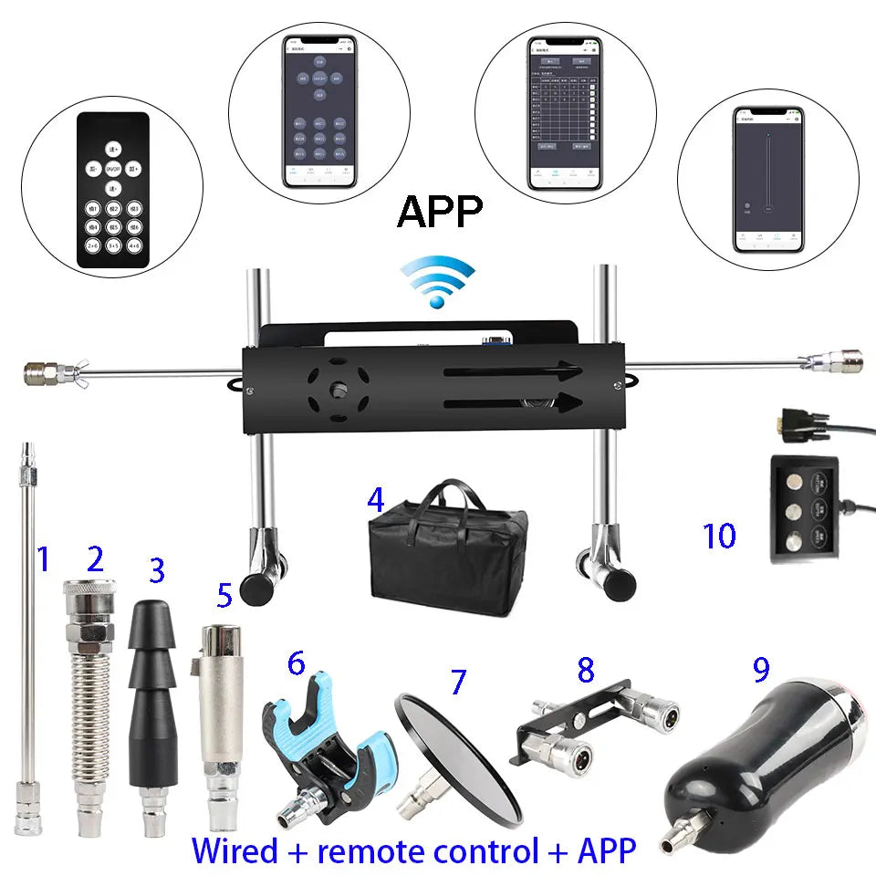 NEW Wireless APP Sex Machine with Amazing Features,Powerful,All Angle Adjustable,No Moveback Machine,200W motor, stroke 15cm