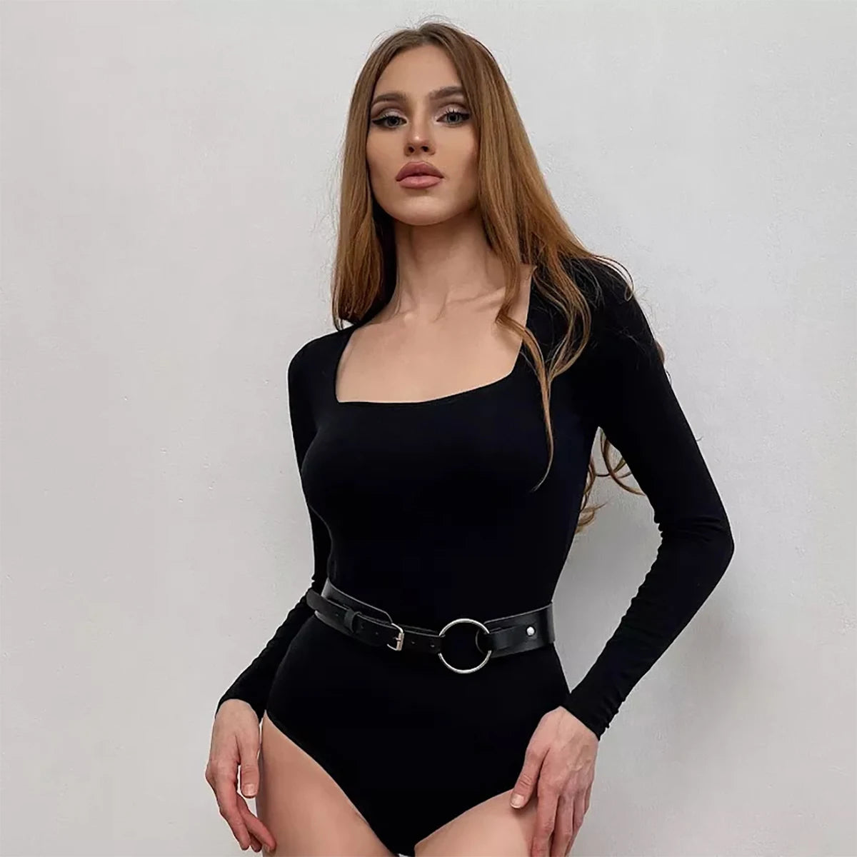 Women Fashion Leather Waist Belt Decorative Punk Leather Harness Belt Gothic Cool Belts Female Harajuku Clothing Accessorie