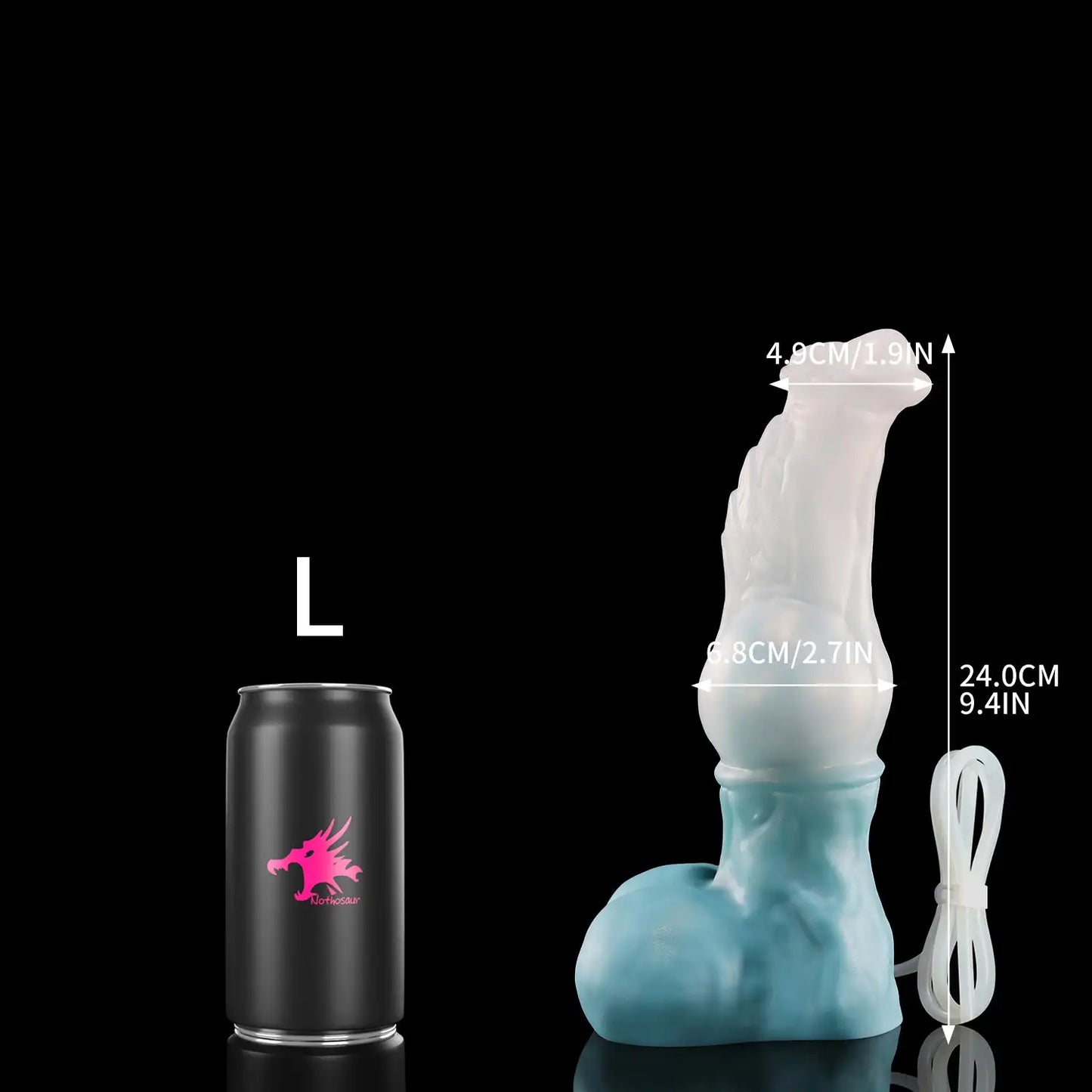 Nothosaur FAXI + TUBE Soft Dildo Tube for Couples Real Feeling Silicone Vibrating Adult Toy for Men Women