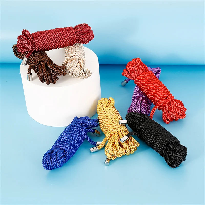 ASHBURNS 5m 10M Cotton Rope Female Adult Sex products BDSM Bondage Soft Rope Adult Games Binding Rope Role-Playing Sex Toys for couples