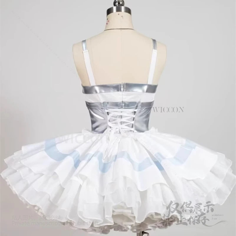Panty & Stocking Anarchy With Garterbelt Cosplay Costume Lolita Angel Dress Wigs Women Outfits Halloween Role Play Customized