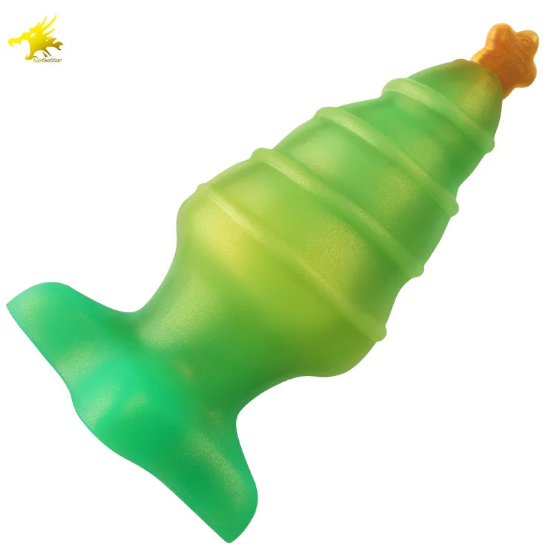Soft Silicone Anal Plugs Christmas Tree Anal Stimulator Trainer Sex Play Toy for Women Couples G-spot Sex Products