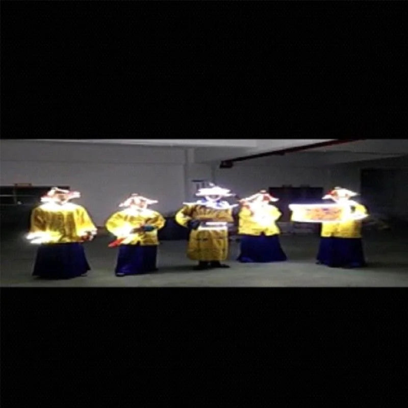 GOGO seven color cloak Bar LED luminescent clothing, wine clothing, night club venue KTV props