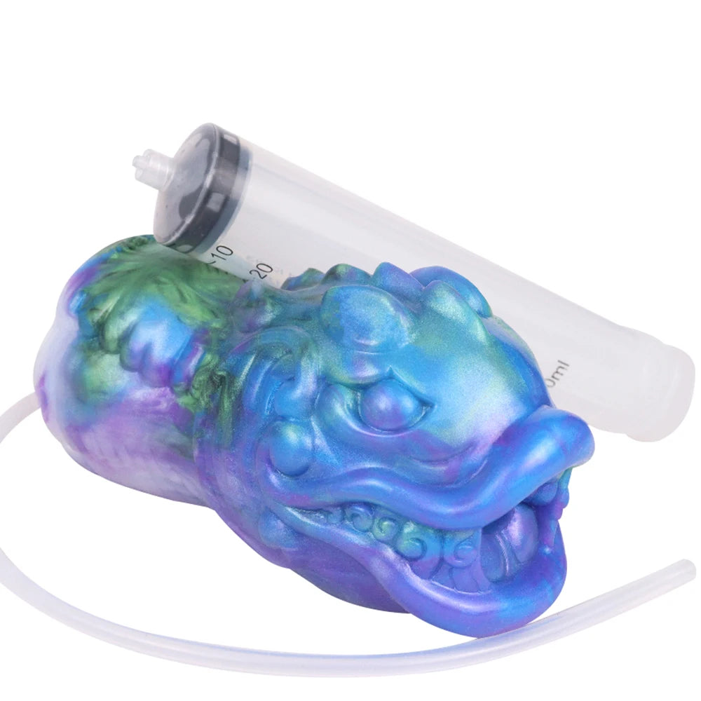 ASHBURN Silicone variety Fantasy MONSTER Realistic Ejaculation Pussy Male Masturbator Squirting Liquid Silicone Sex Toy For Men