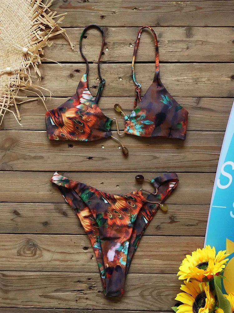 Summer Accessory Stones Bikini Women Inspired Swimwear Designer Female Swimsuit Two-piece Bikini set Bather Bathing Suit Vacay