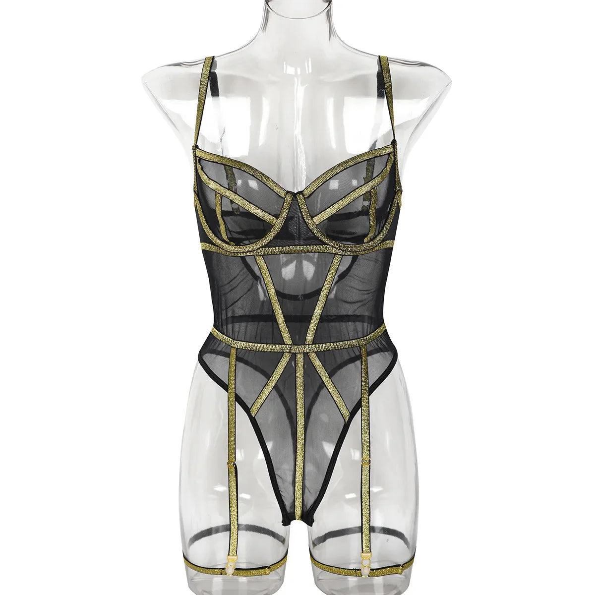 Toucheart Women's Underwear Sets Sexy Bodysuits Micro Threads Sexy Woman Lingerie Femme Sexys Bra Panties Set Lingerieset Dames