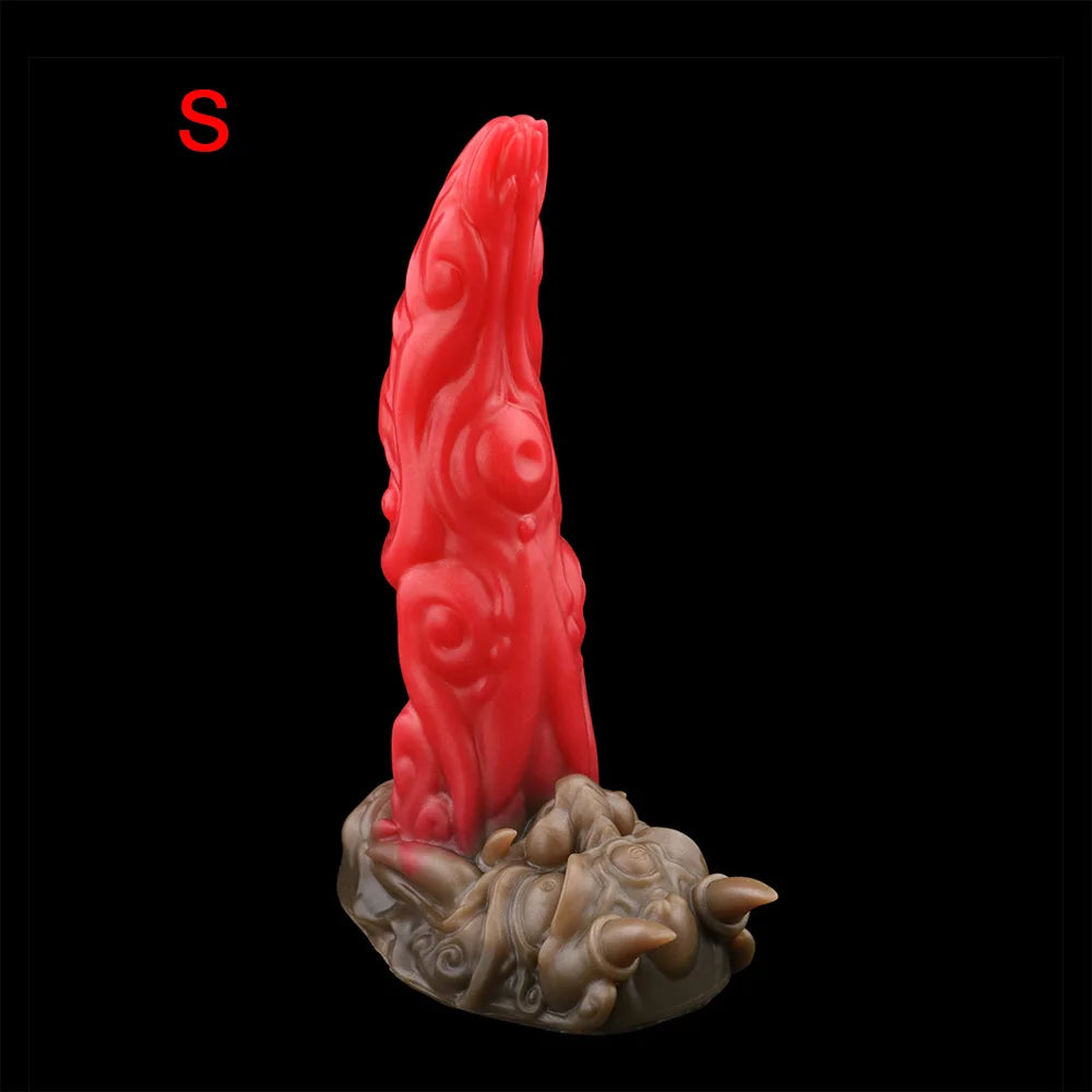 YESBUY Silicone Alien Dildo Monster Anal Plug Sex Toy Textured Penis Male Prostate Massager Adult Female Anus Vaginal Stimulator