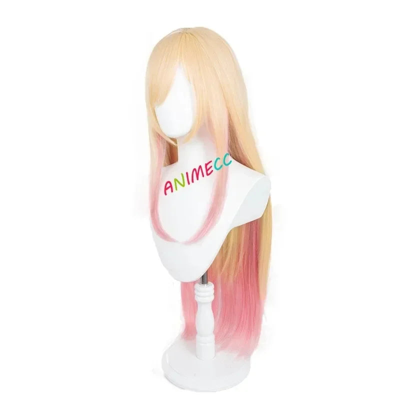 ANIMECC in Stock Marin Kitagawa Cosplay Costume Wig Pink Waitress Sweet Maid Dress Anime Halloween Party for Women