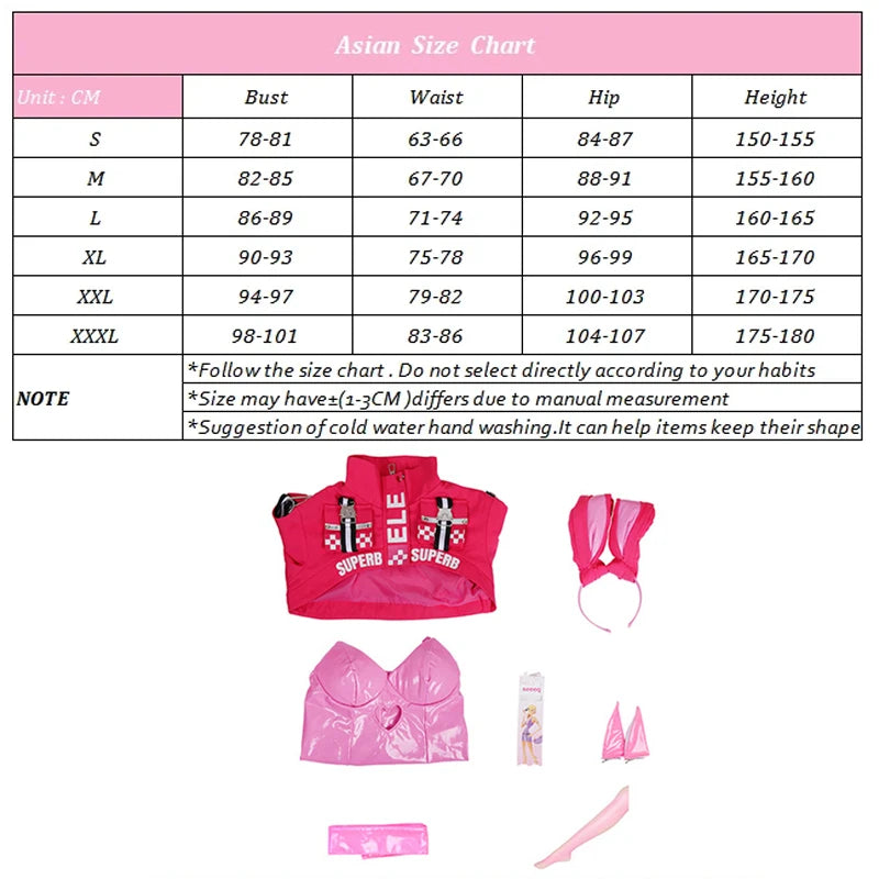 ROLECOS Alice Bunny Girl Costume NIKKE Goddess of Victory Women Sexy Alice Cosplay Bunny Suit Jumpsuits with Coat