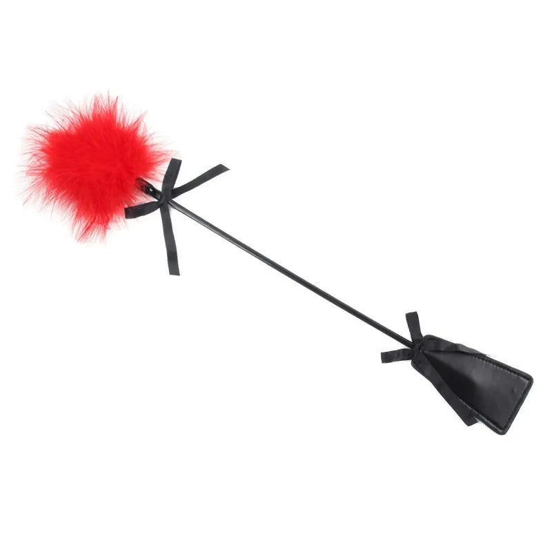 Feather Whip Leather BDSM Spanking Slave SM Master Conquer Temptation Couples Sex Toys Cosplay Adult Flirting Games