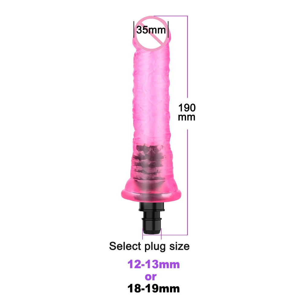 Massage Gun Heads vibration dildo penis adult sex toys silicone head VIBRAT for Fascia gun percussion Vibrators for Female Man