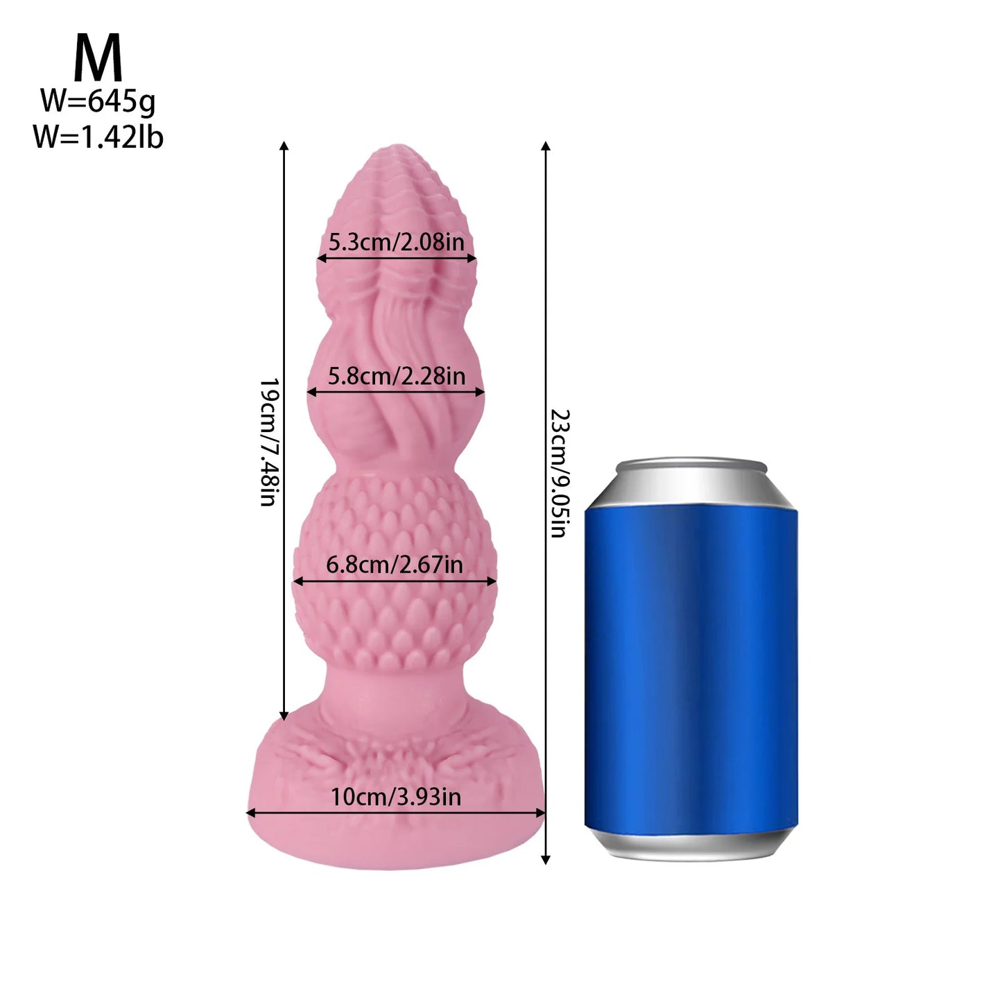 Silicone Pink Big Size Anal Plug Prostate Massager Dilatador Anal Dildo Butt Plug Anal Toys for Women Men Buttplug Sexshop