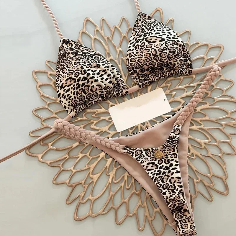 Two-pieces Thong Bathing Suit Biquinis