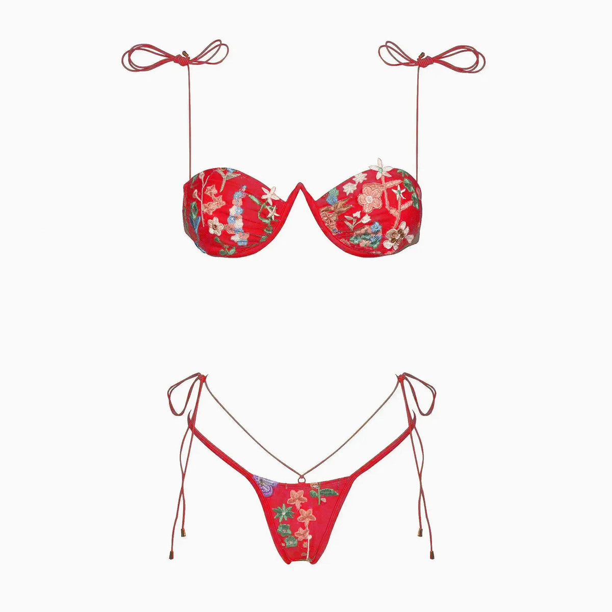 Push Up Bikini Sexy Women Swimsuit Female Swimwear 2024 Micro Bikini Set Swimming Suit Floral Thong Beachwear Brazilian Biquini