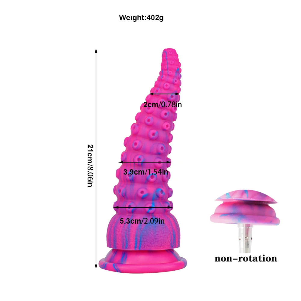 ASHBURN Silicone for Vac-u-Lock Machine VARIETY OF MONSTER SILICONE ATTACHMENTS