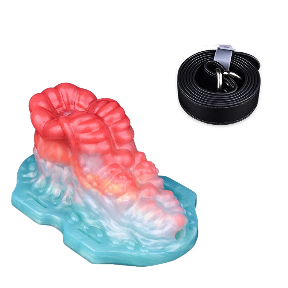 ASHBURN Fantasy Liquid Silicone Vibrator Sex Grinder Granule G-spot Stimulate Clitories Anal Massage Foreplay Sex Toy for Women Men