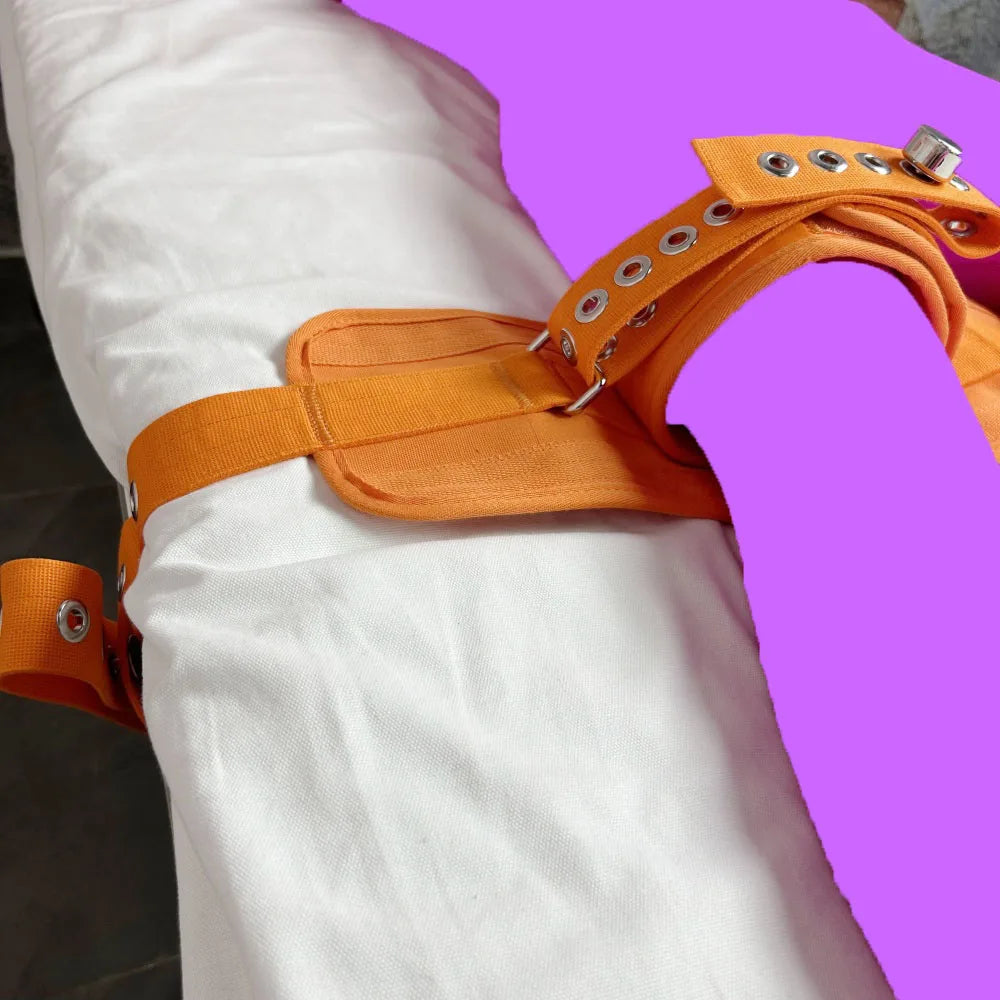 4 Point Bed Restraint System Under Mattress Restraining Leg Thigh Bondage Belt for BDSM Tie Down Straps