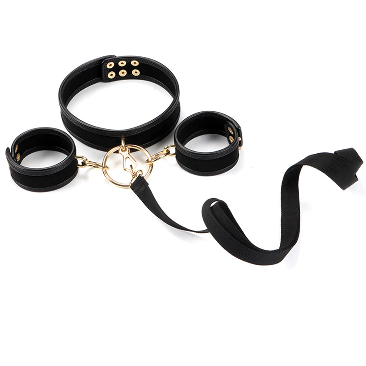 SM Slave Handcuff Collar Leash Sex Toy Kits Adult BDSM Restraint Bondage Gear Adjustable Couple Erotic Games Strap Sets Sex Shop
