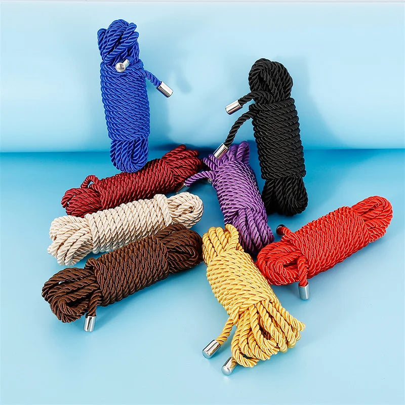 ASHBURNS 5m 10M Cotton Rope Female Adult Sex products BDSM Bondage Soft Rope Adult Games Binding Rope Role-Playing Sex Toys for couples