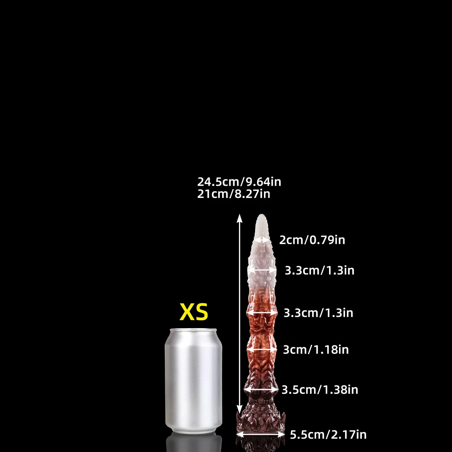 Nothosaur Meo's Ridge Adult Masturbation Toy Realistic Dog-Shaped Dildo Super Long Sex Barb for Male Female Fantasy Orgasm