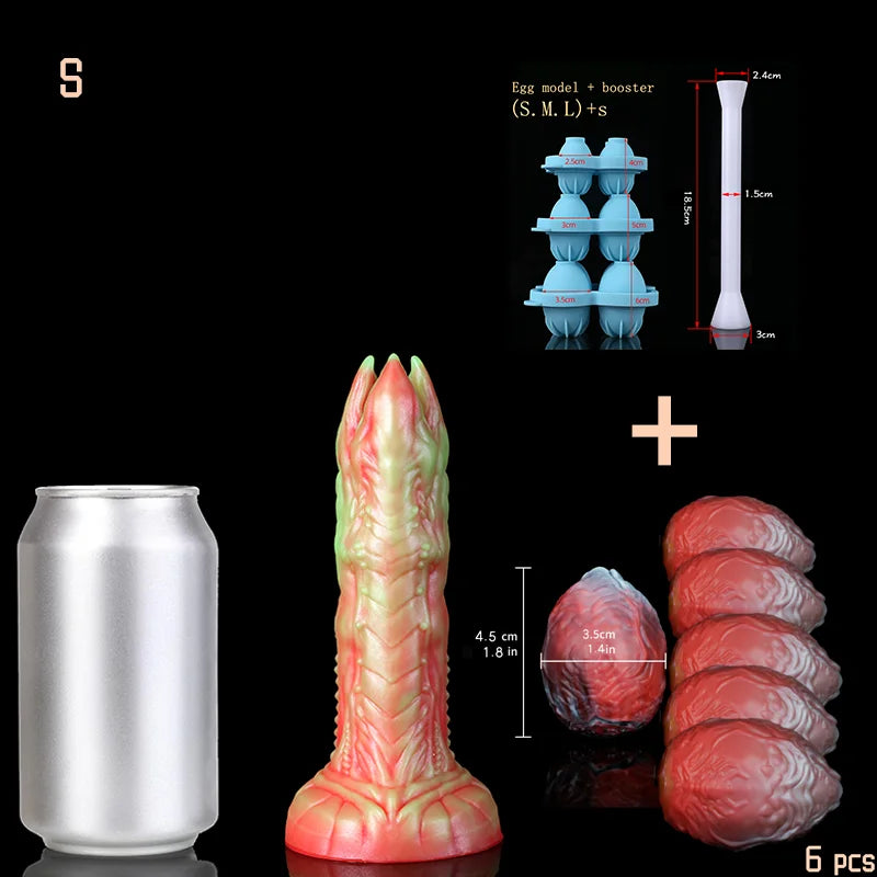Soft Sex Toys Plug Ovipositor Lay Eggs Dildos Penis Masturbation Cup Vaginal balls Buttplug Masturbators